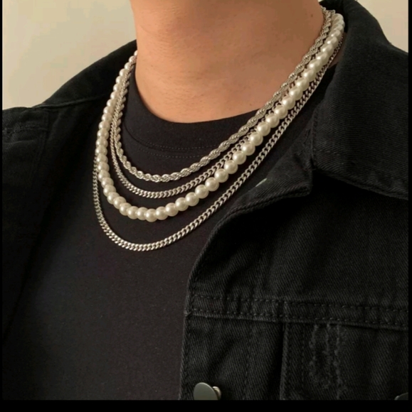 Punk HipHop Twisted Silver Color Choker Necklace - Picture 4 of 4